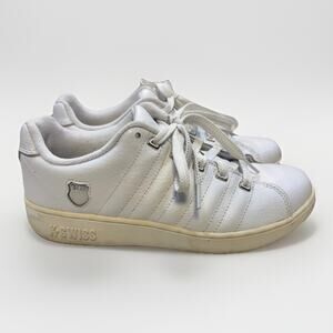 K-Swiss Women’s Size 8.5 Retro Sneakers White Leather